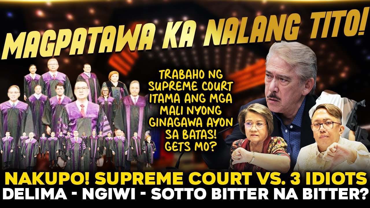 MAKAPANINDIG BALAHIBONG BALITA! SUPREME COURT SINAGOT SI SOTTO! DELIMA AT PERCI NATAMEME NALANG?