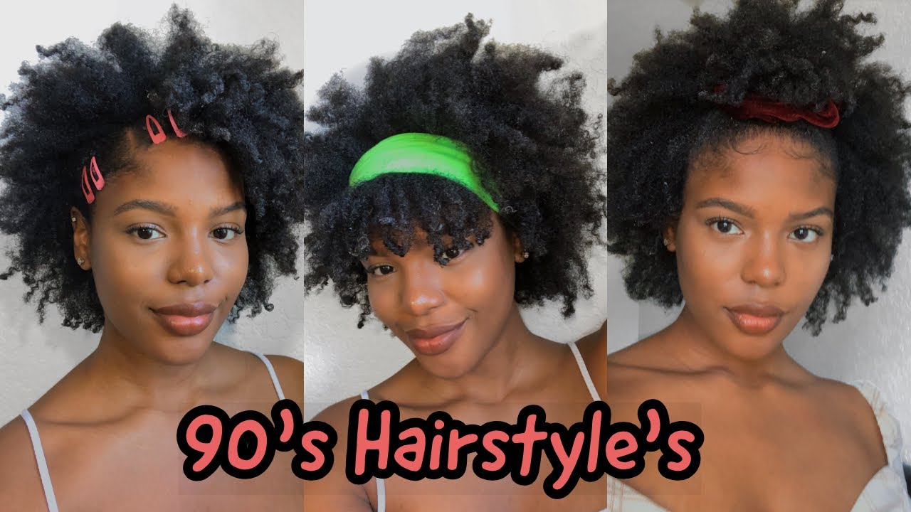 Trendy 90s Inspired Hairstyle's on Natural (4c) Hair