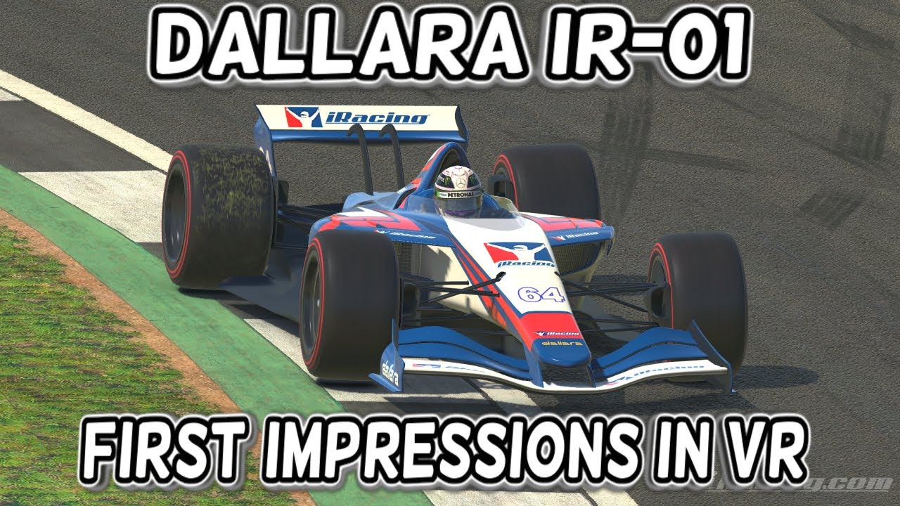 Dallara iR-01 - Fantasy Car First Look in VR | iRacing VR | Oculus Rift S