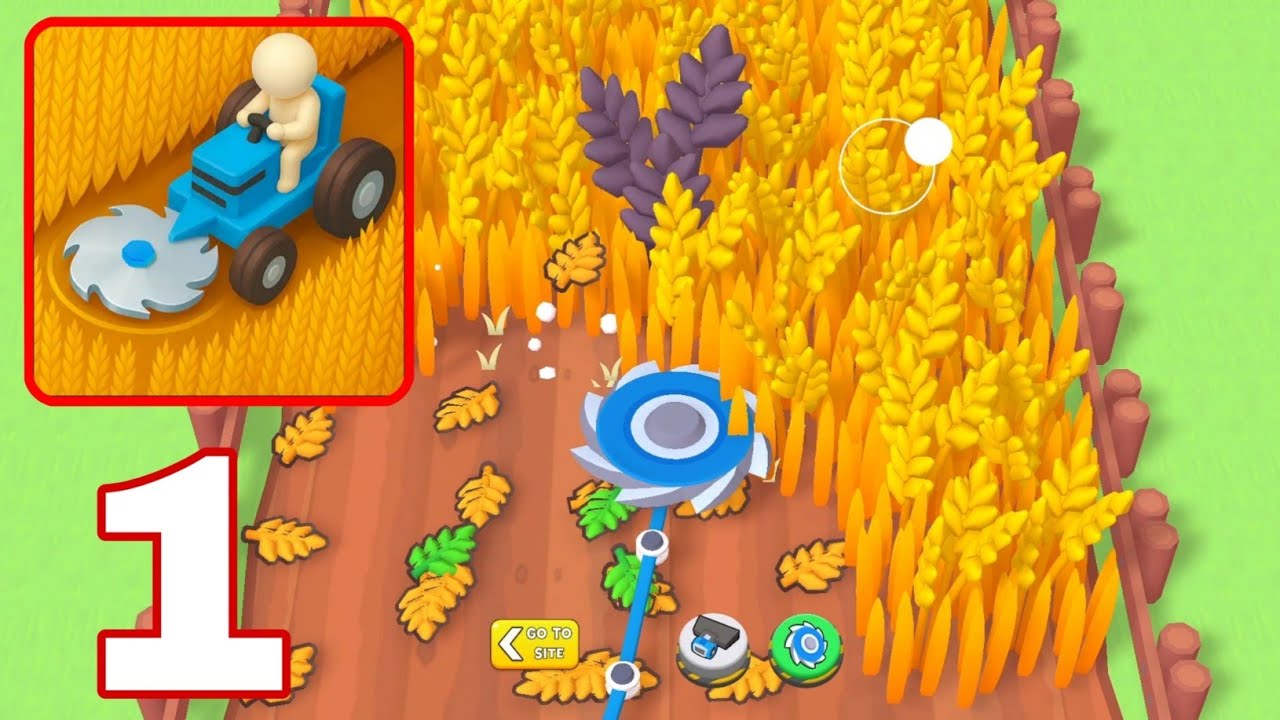 Farm Crusher: Idle Game - Gameplay Walkthrough Part 1 - Idle Farming Destruction (Android, iOS)