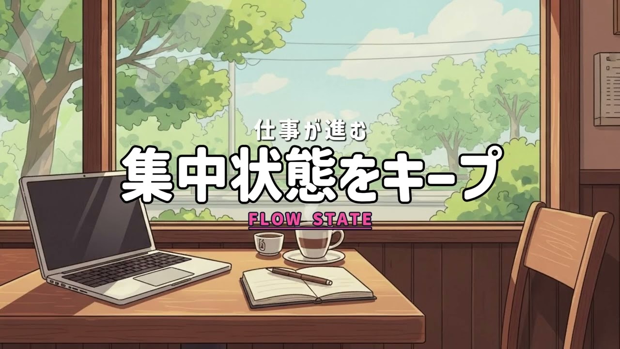 集中力維持BGM｜仕事・勉強・長時間作業