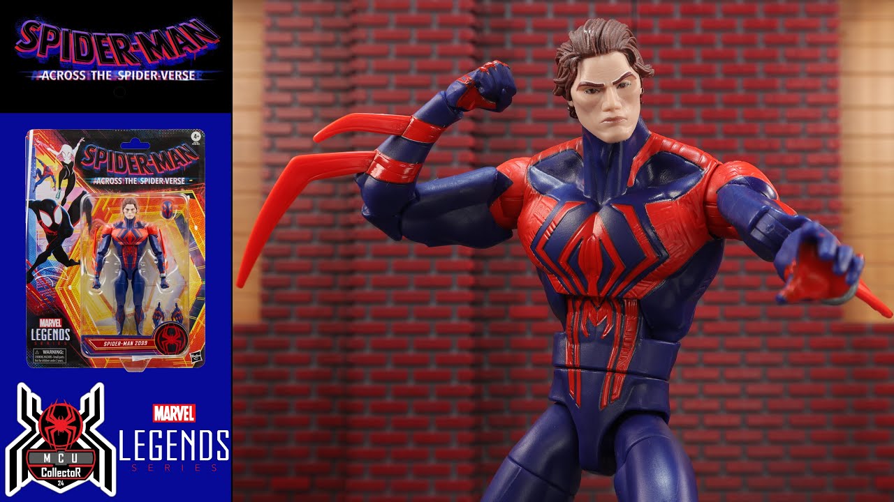 Обзор фигурки Marvel Legends SPIDER-MAN 2099 Мигель О'Хара «Через вселенные» из фильма «Волна 2»