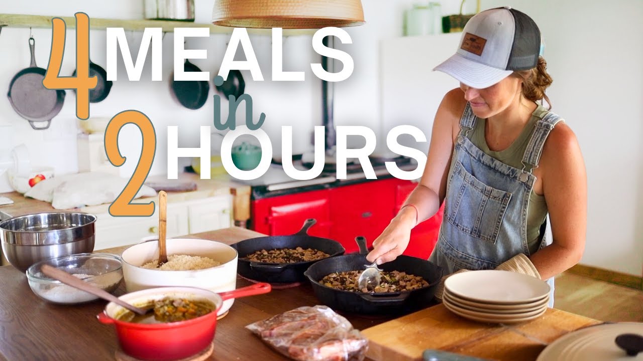 HEALTHY Meals for BUSY Days! Summer day on our homestead.