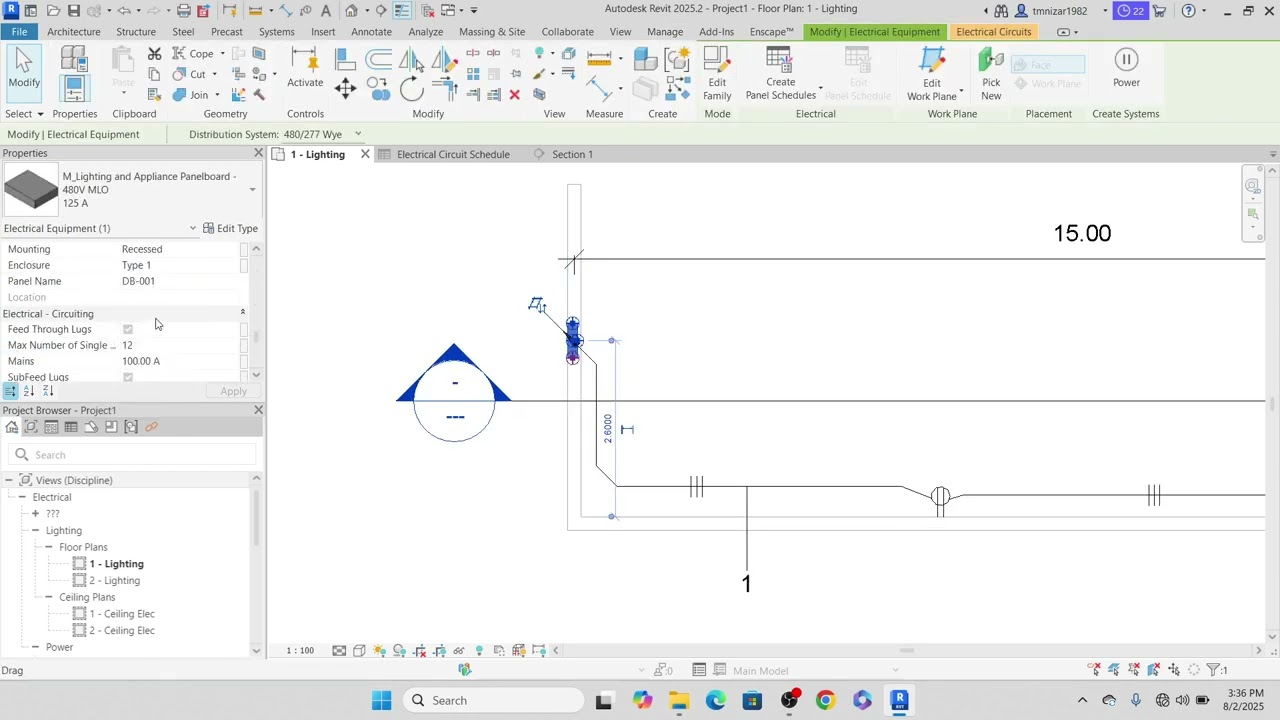 how to make Electrical wiring & Electrical Cable Takeoff in Revit