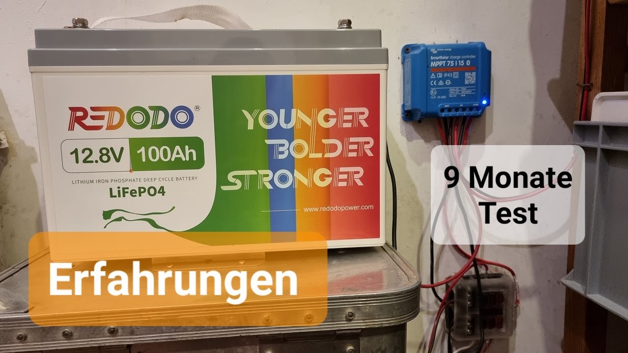 REDODO Erfahrungen Langzeittest LiFePO4  - Energiewende pepper blackout Strom sparen - CO2 einsparen