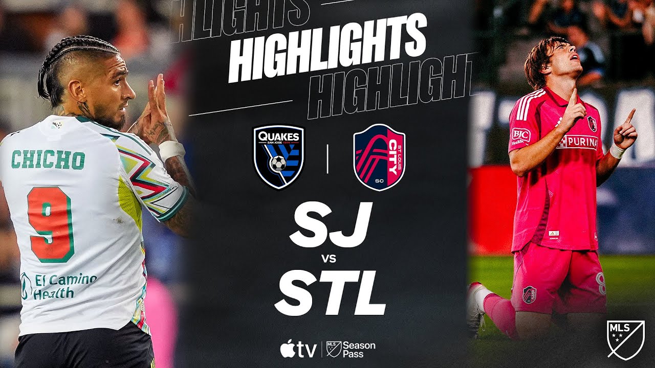 San Jose Earthquakes vs. St. Louis CITY SC | Full Match Highlights