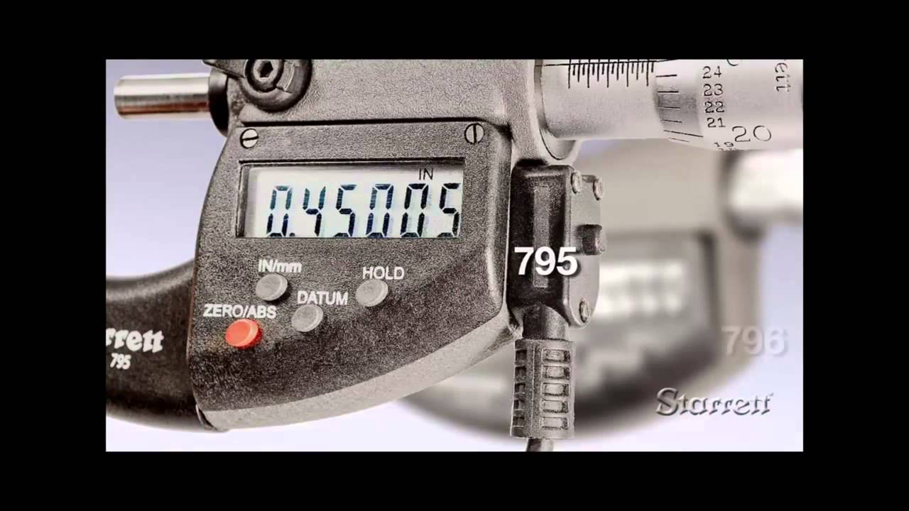 Starrett HD   795 & 796 Electronic Micrometers