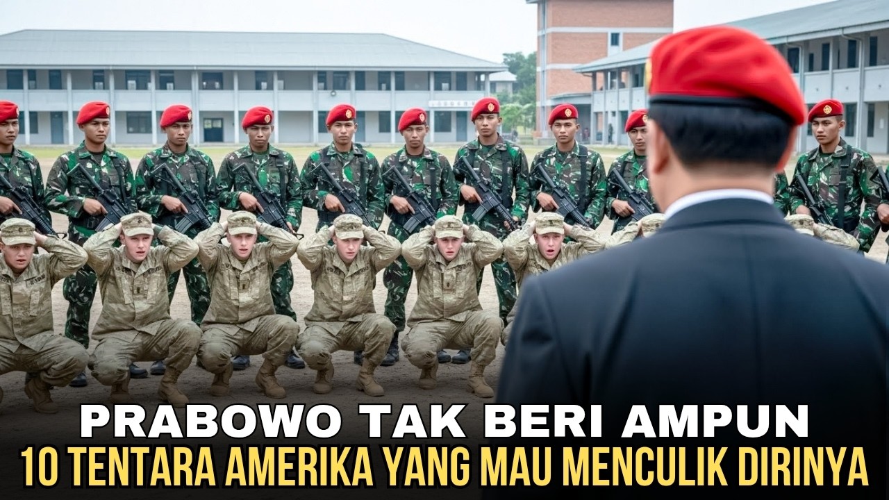 KEJAM !!! PRABOWO TAK MAU AMPUNI 10 TENTARA AMERIKA YANG SERANG INDONESIA DAN MAU MENCULIKNYA ...