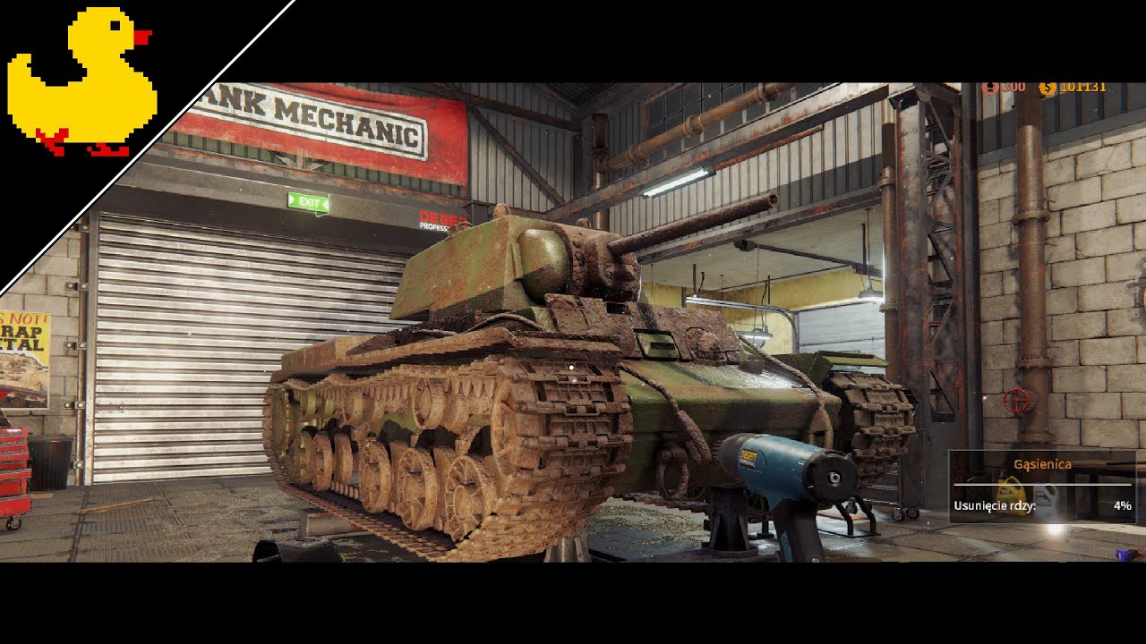 🚙 Našel jsem tank v poli, renovace může začít - Tank Mechanic Simulator CZ