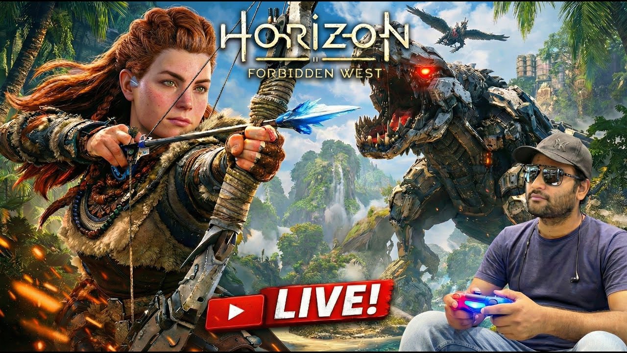 Horizon Forbidden West looks🏹INSANE in QD-OLED is🔥|1440p 240Hz / RTX 5060 Ti | Telugu Live Gameplay