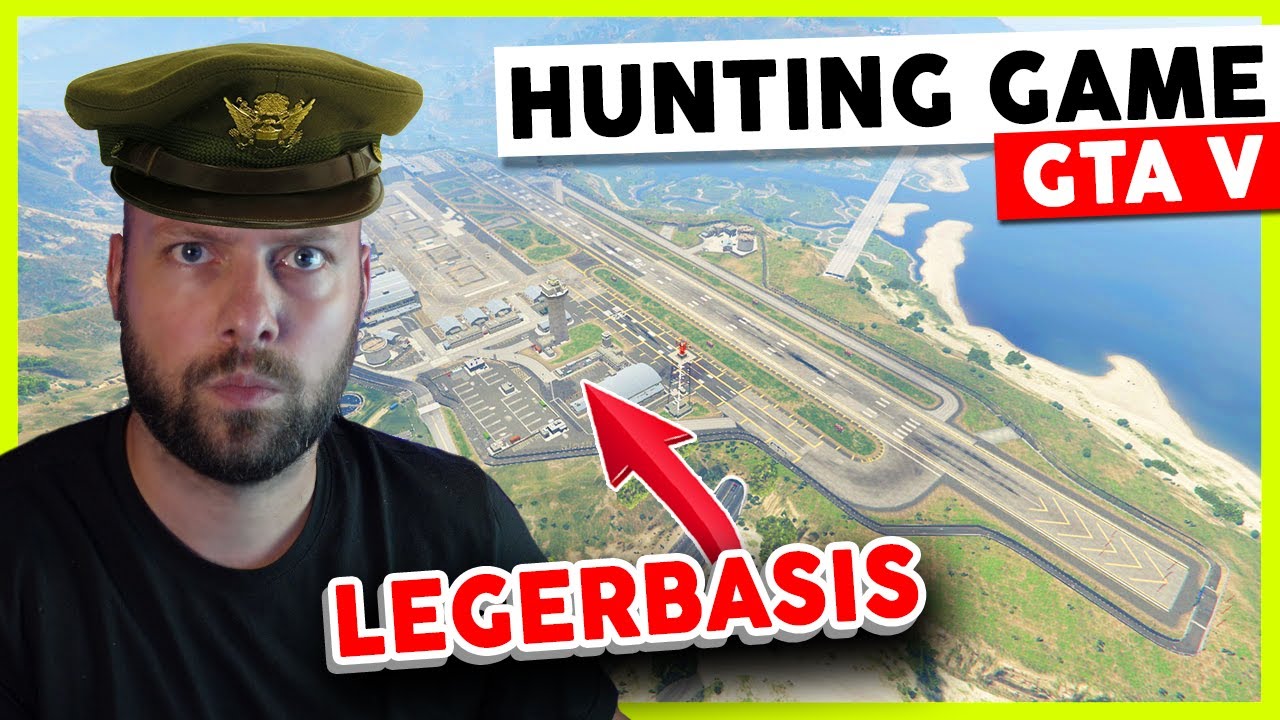 VLUCHTEN NAAR DE LEGERBASIS! (XXL GTA V Hunting Game)
