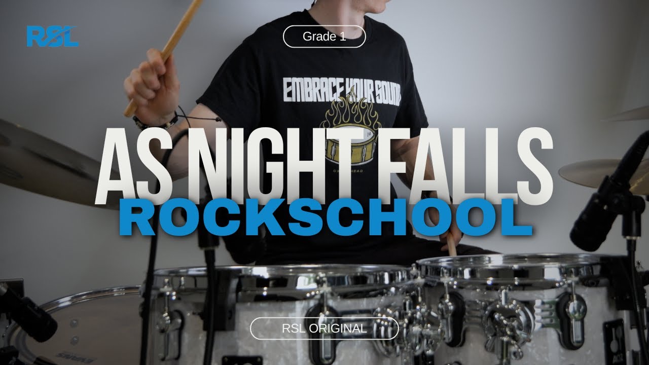 As Night Falls - RSL Original - Rockschool Grade 1 Play through ( New Syllabus )