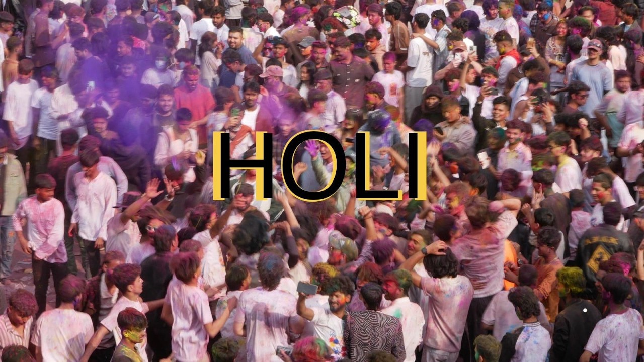HoLi Celebrations at Basantapur #gomalla #holi #celebration #iphonevideography