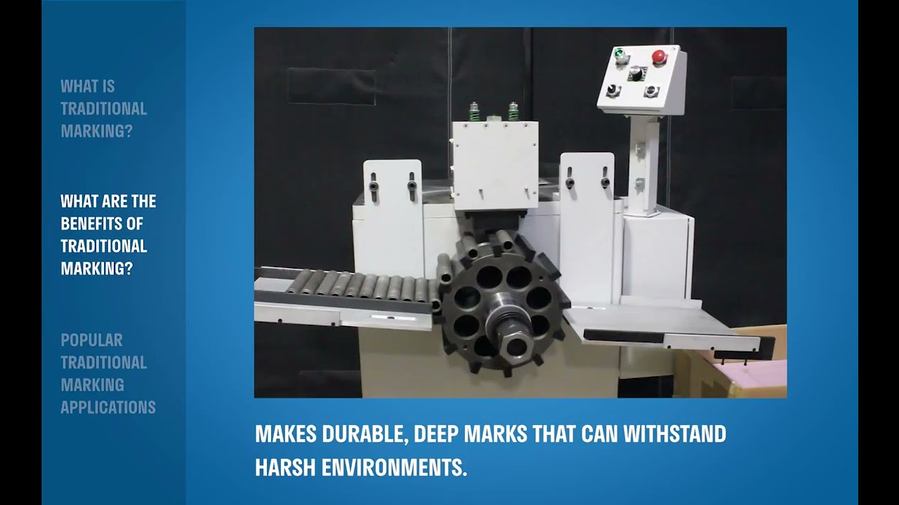 Traditional Marking Explained: Benefits and Applications For Manufacturing - GT SCHMIDT