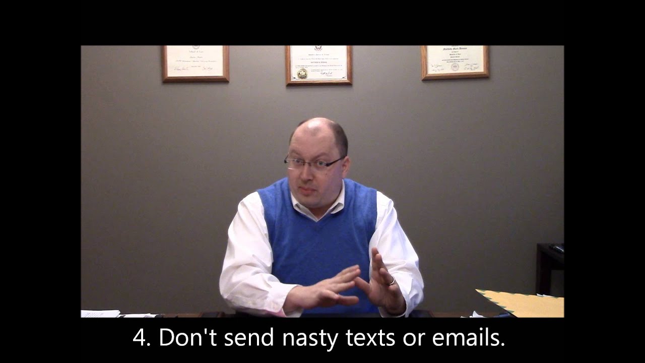 What not to do during a Divorce