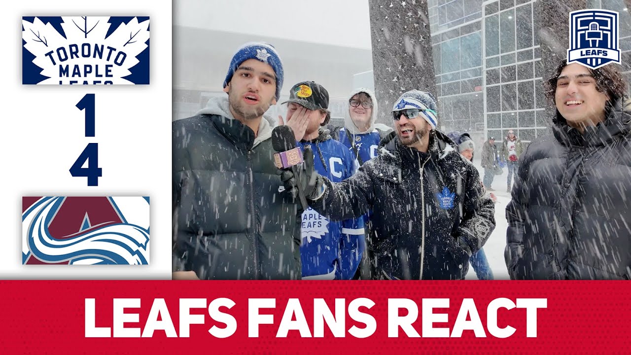 Lack of Heart | Leafs Fans React | Leafs 1-4 Avalanche