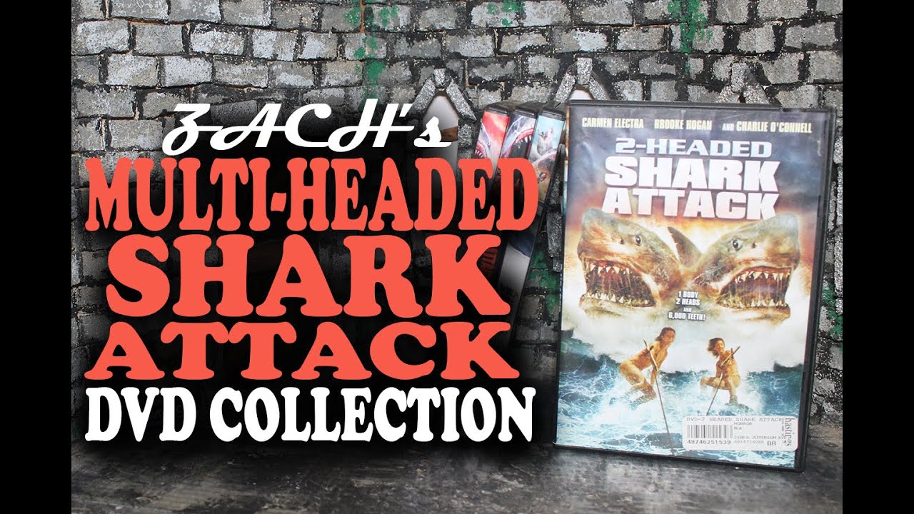 Zach's Multi-Headed Shark Attack DVD Collection (The Asylum) Sharks of Summer 2024