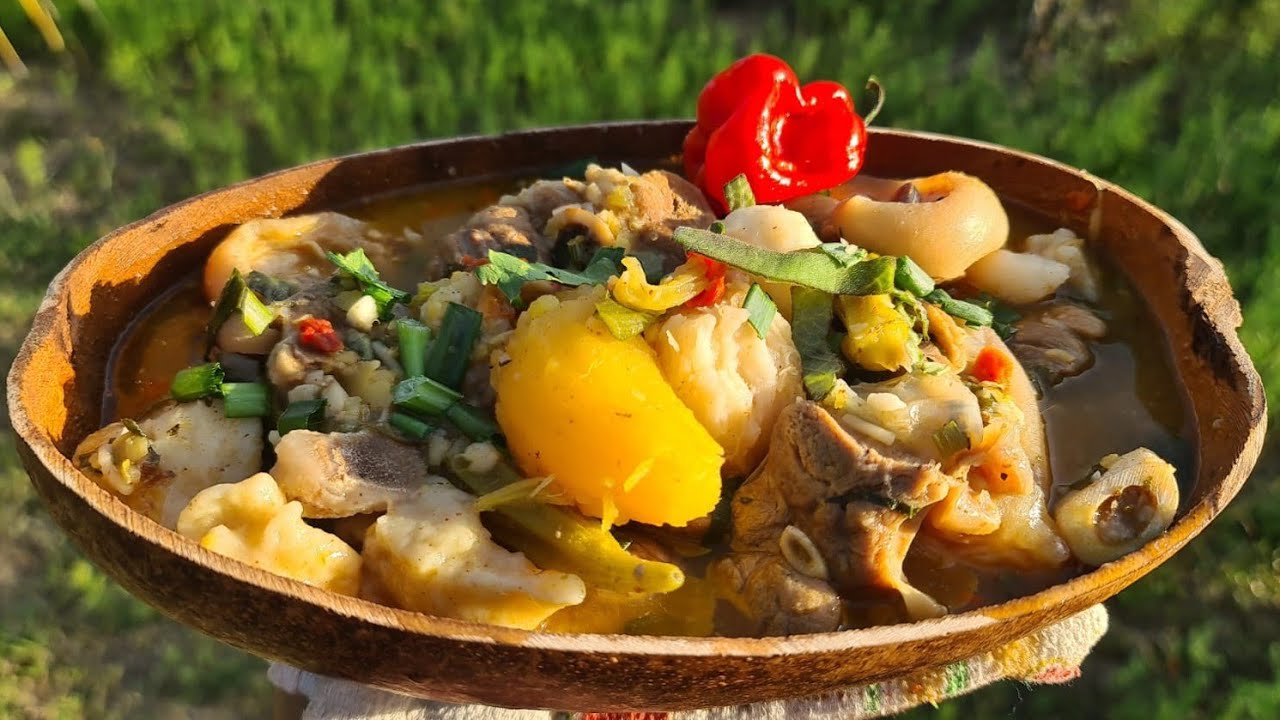 Fireside Magic: 🇹🇹Trini Garden Soup with Fresh Herbs 🌿