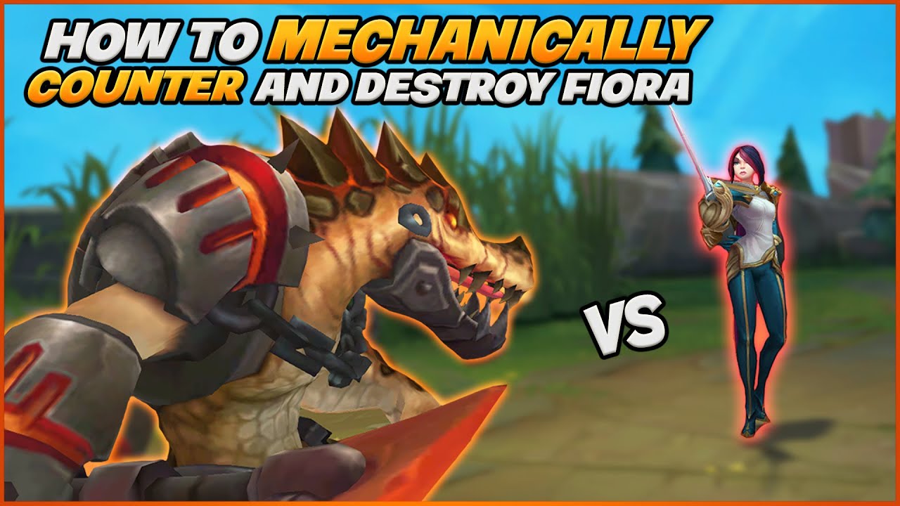 How To Mechanically Counter And Destroy Fiora | Renekton Vs Fiora | Stream VOD #18