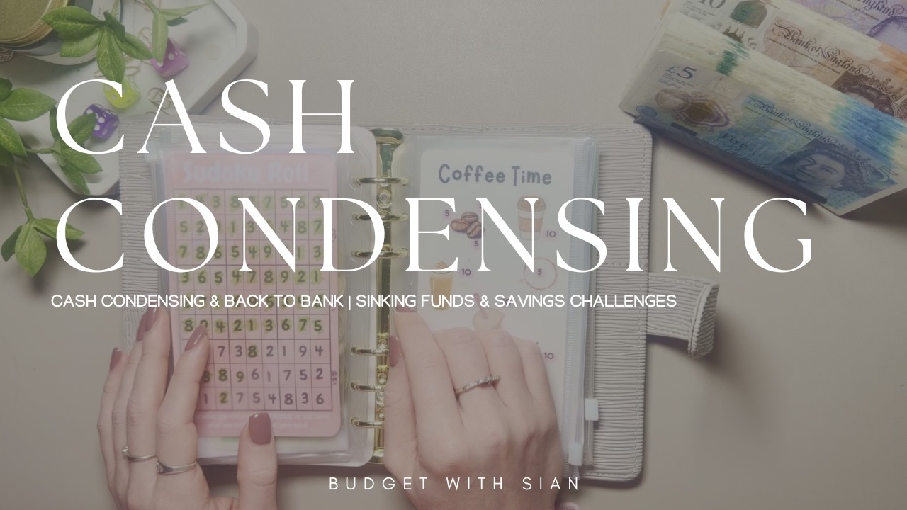 FEB CASH CONDENSING & BACK TO BANK | CASH STUFFING UK | Savings | Sinking Funds | UK Cash Budgeter