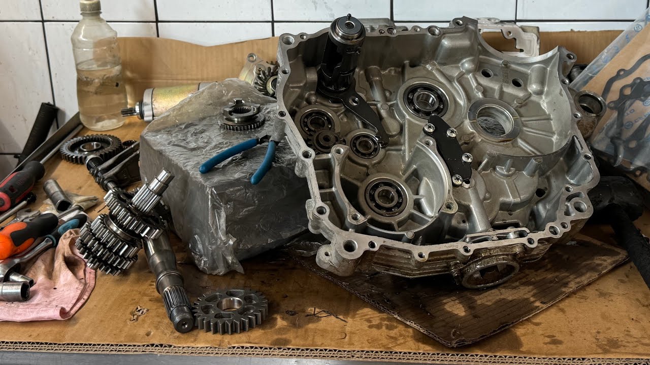 Naprawa skrzyni biegów w CFMOTO 520. ILE OLEJU??? Jak zmieniasz bieg to POCZEKAJ i rób na postoju!