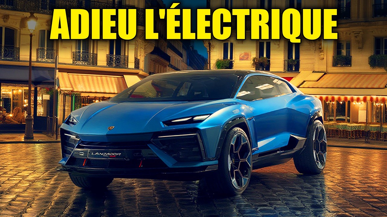 Pourquoi Lamborghini abandonne l'électrique