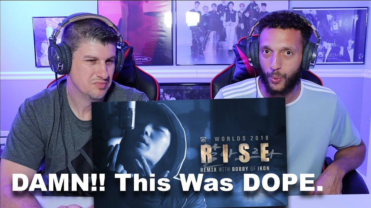 RISE Remix (ft. BOBBY (바비) of iKON) | Worlds 2018 - League of Legends REACTION!!