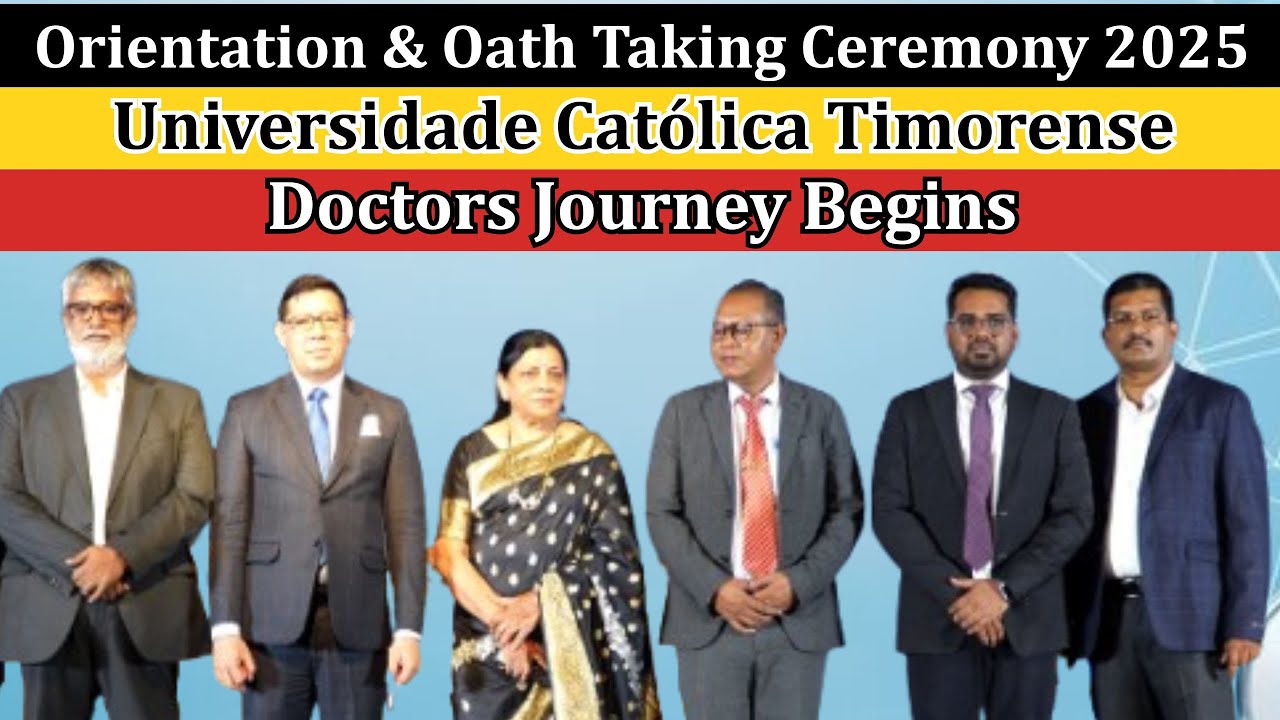 Orientation & Oath Taking Ceremony 2025 | UCT Timor-Leste |Sunlight Educare | Doctors Journey Begins