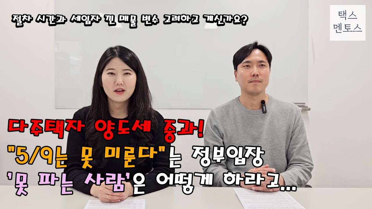 양도세 중과 부활과 토허제 거래, 정부 보완책 추이와 주의할 점