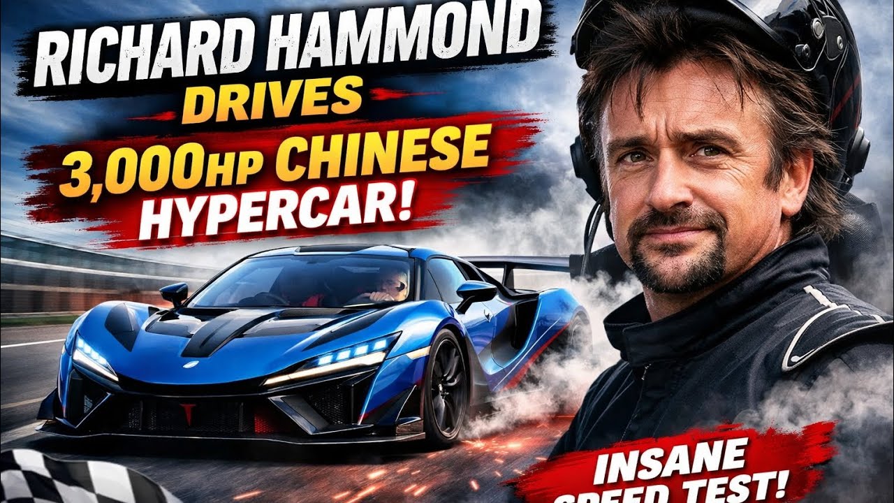 Richard Hammond Drives 3,000HP Chinese Hypercar – Insane Speed Test!