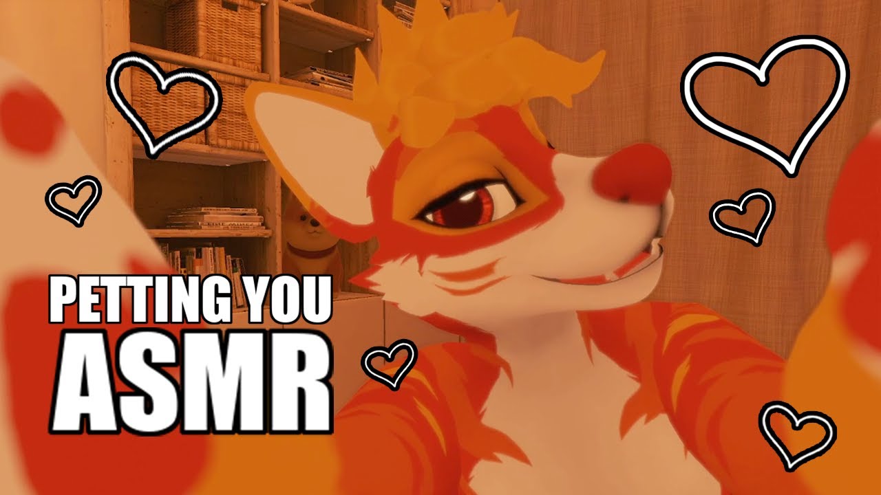 [Furry ASMR] Petting you to sleep (Personal Attention) ❤️🧡💛 [Barely Audible]