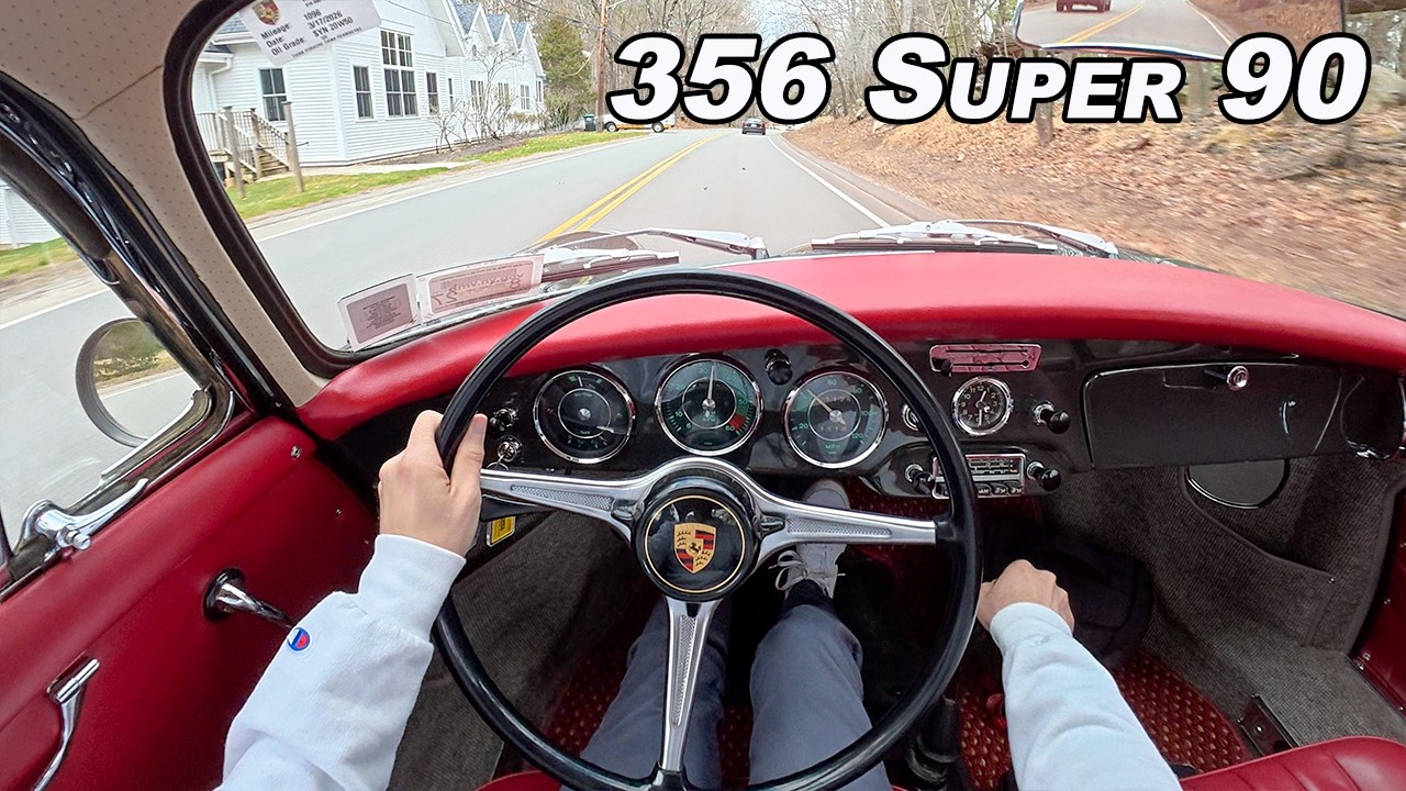 Porsche 356 Super 90 Coupe 1963 года &mdash; классика с воздушным охлаждением, которую вы должны услыша...