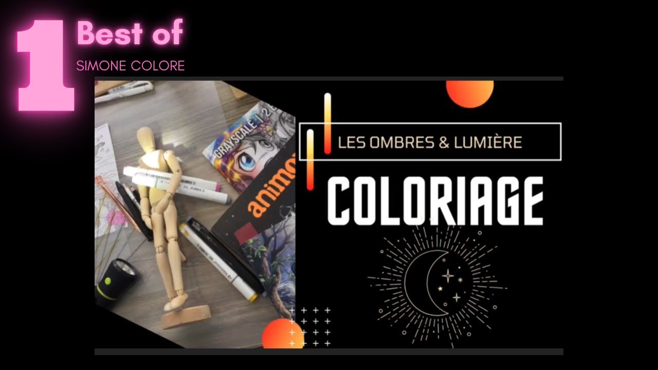 [ Tutoriel ] Comment ajouter l’OMBRE et la LUMIÈRE ❣️Coloriage pour adultes ❣️