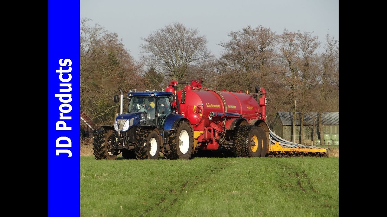New Holland T7.270/Blue Power/Mest injecteren/Injection slurry/Gülle ausbringen/van Klompenburg