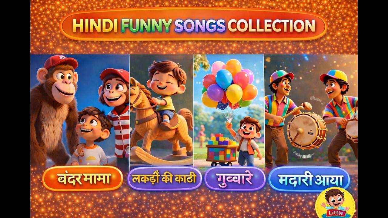 Fun Hindi Kids Songs Collection|Hindi Kids Songs | School, Balloons & Fun Stories Collection