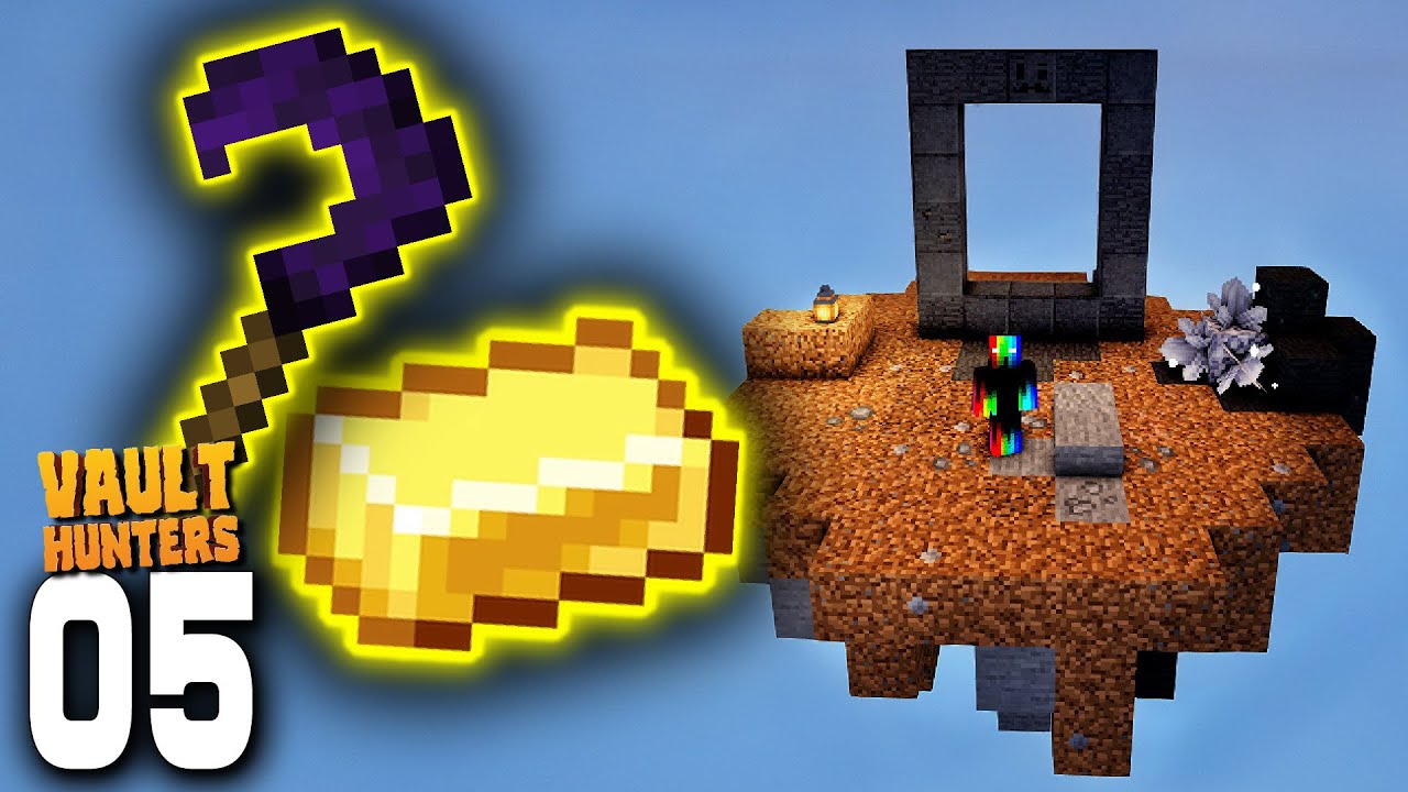 Vault Hunters SkyBlock 5 - Making New Tools + Easy Gold Farm