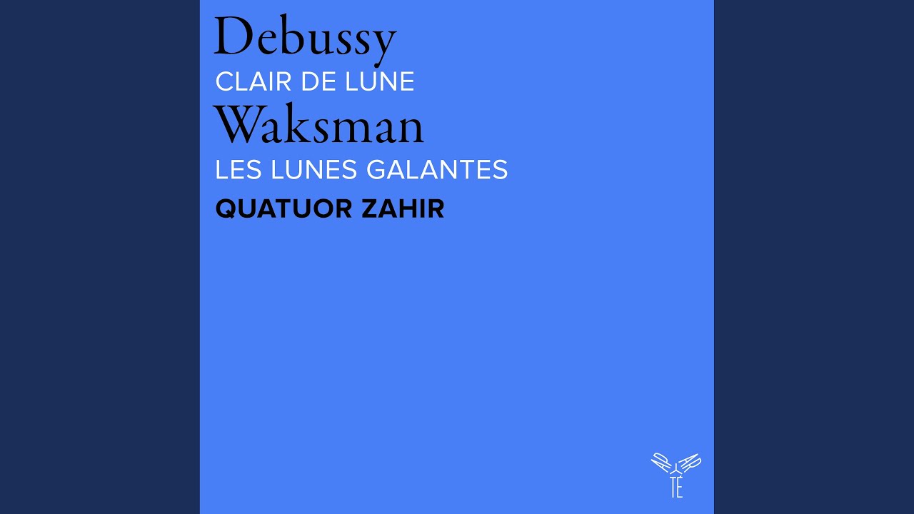 Clair de lune, L. 82a (Arr. for Saxophone Quartet by Guillaume Berceau)