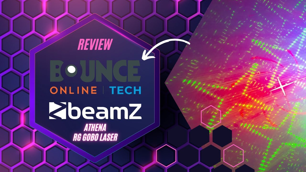 BeamZ Athena RG Portable Laser at Bounce Online #lighting #djlighting #ledlighting #laser
