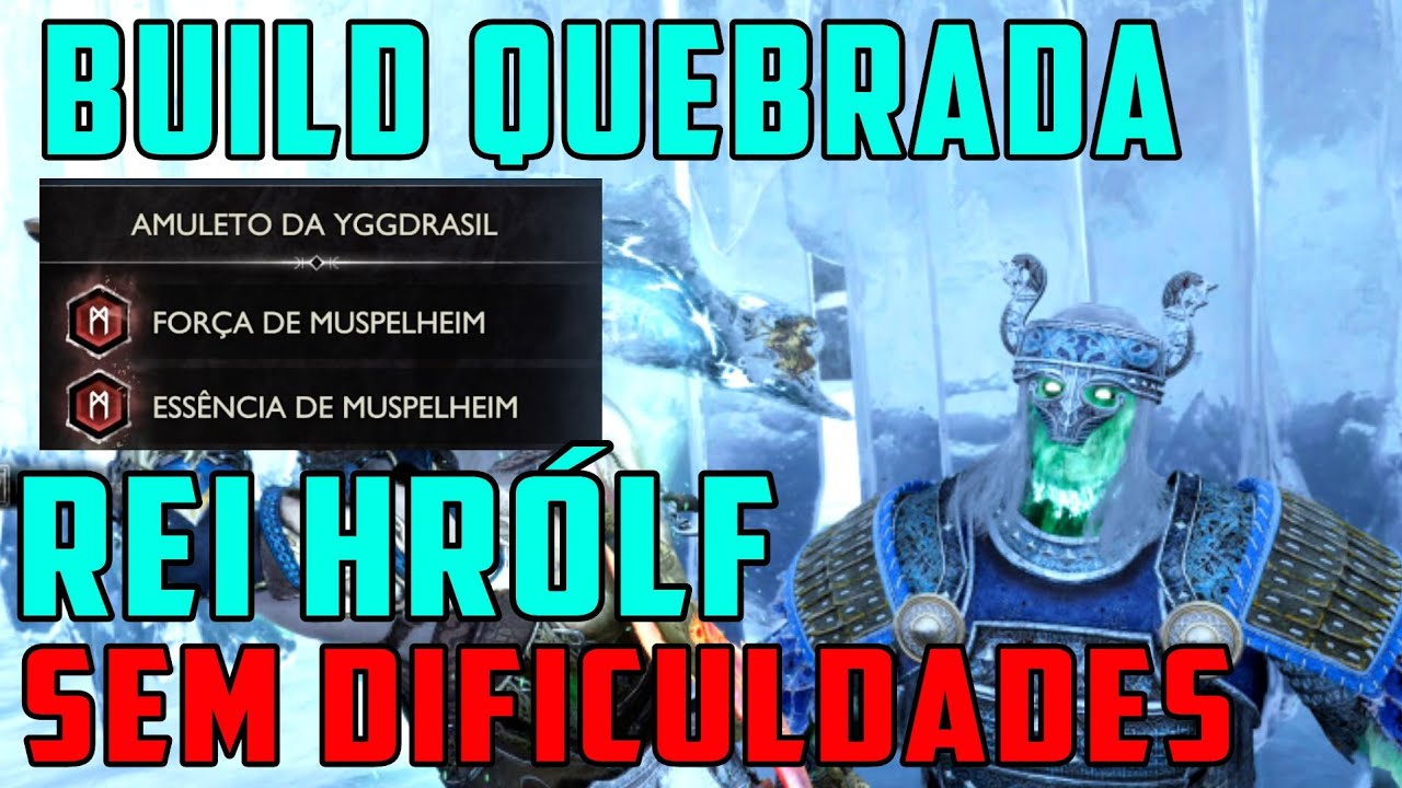 COMO MATAR O REI BERSERKER DO JEITO MAIS FÁCIL POSSÍVEL!! (REI HRÓLF) - GOD OF WAR RAGNAROK