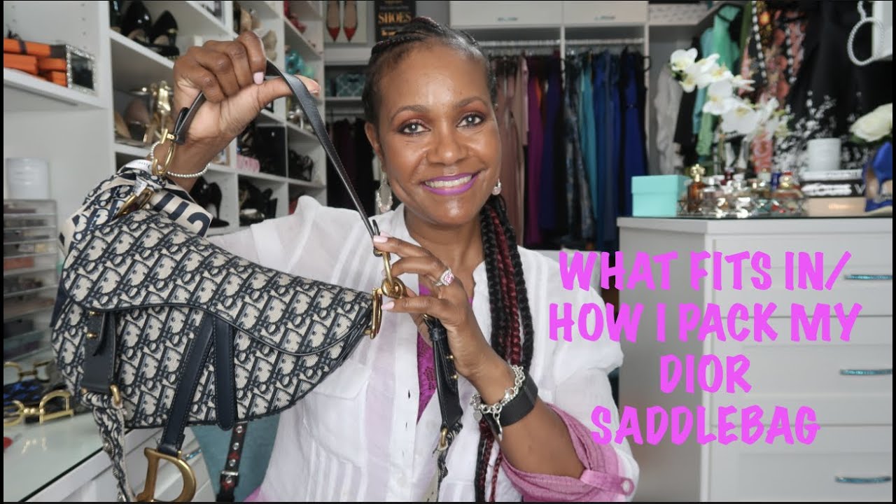 WHAT FITS IN/HOW I PACK MY DIOR SADDLEBAG