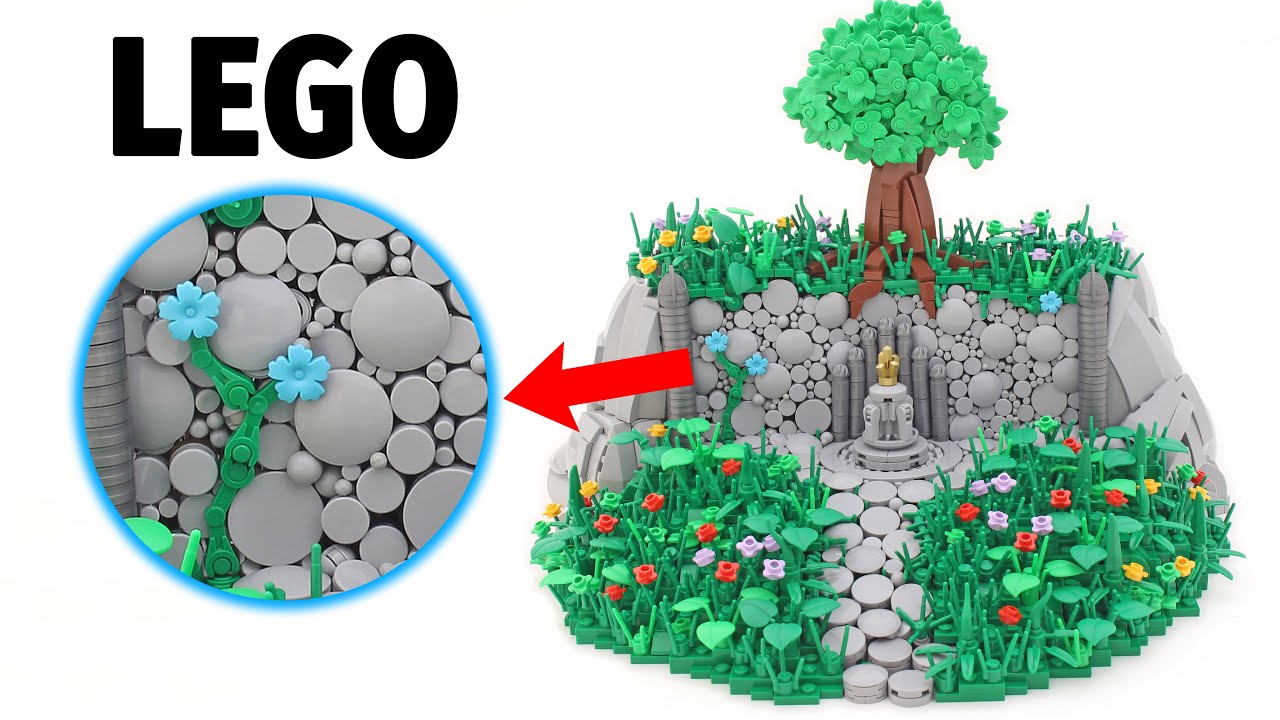 Хрупкое на вид творение LEGO можно перевернуть вверх дном