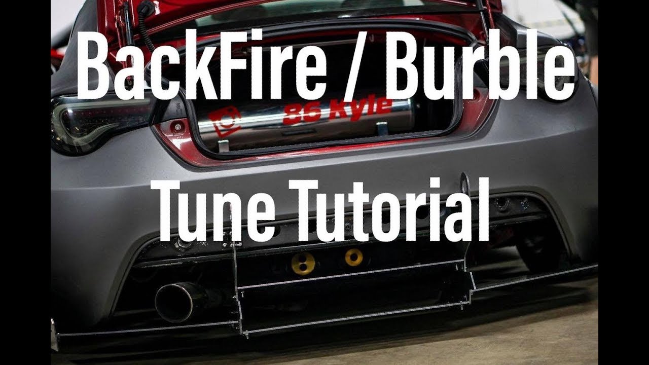 Burble / Backfire tune for frs biz  toyota 86