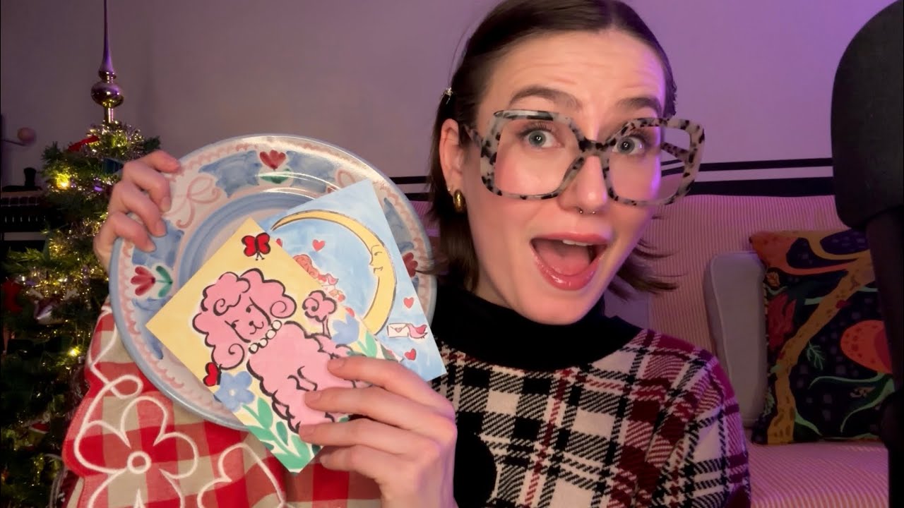ASMR FR 🎨 Small Artist Haul 🎄10/12 days of Christmas