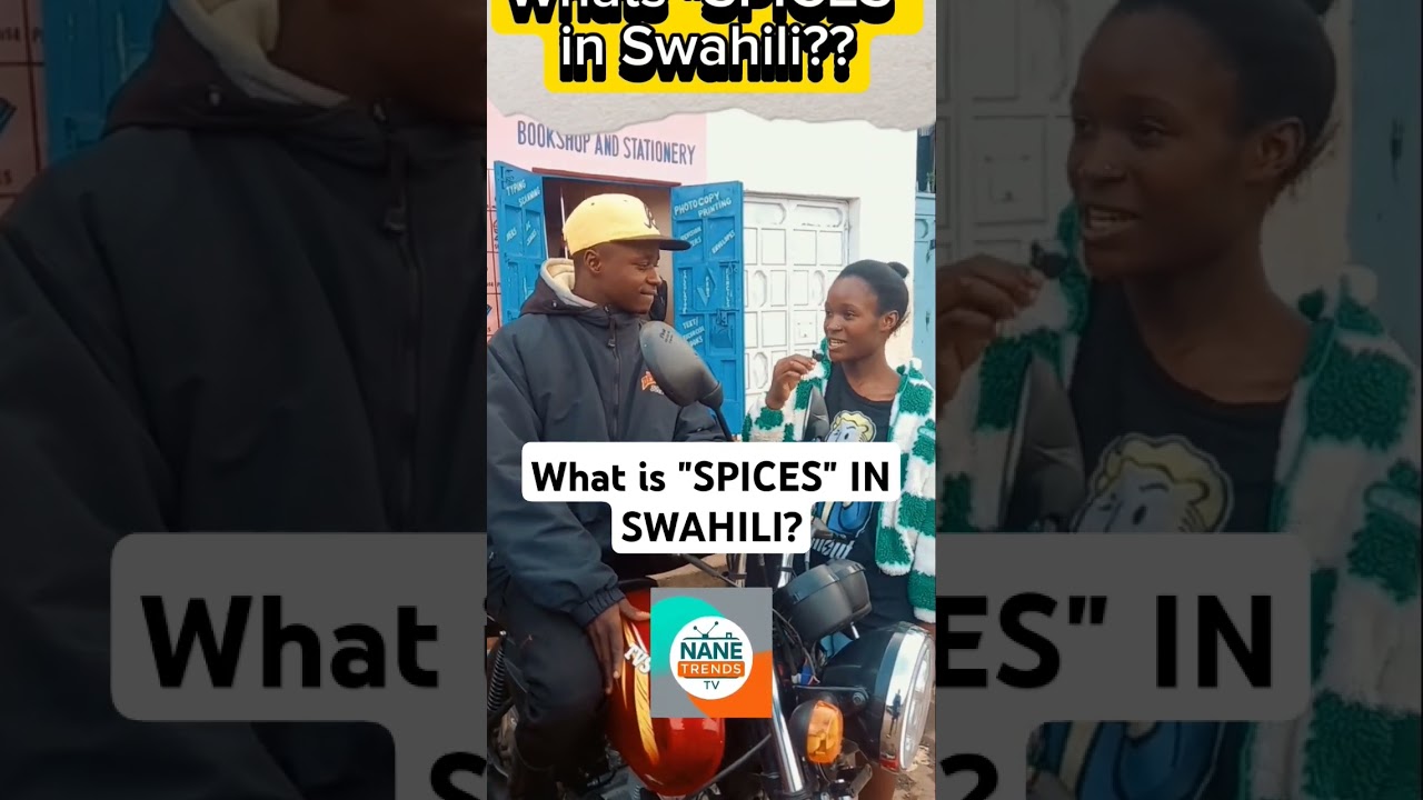 What is spices in swahili?? #streetquiz  #gachaguaimpeached