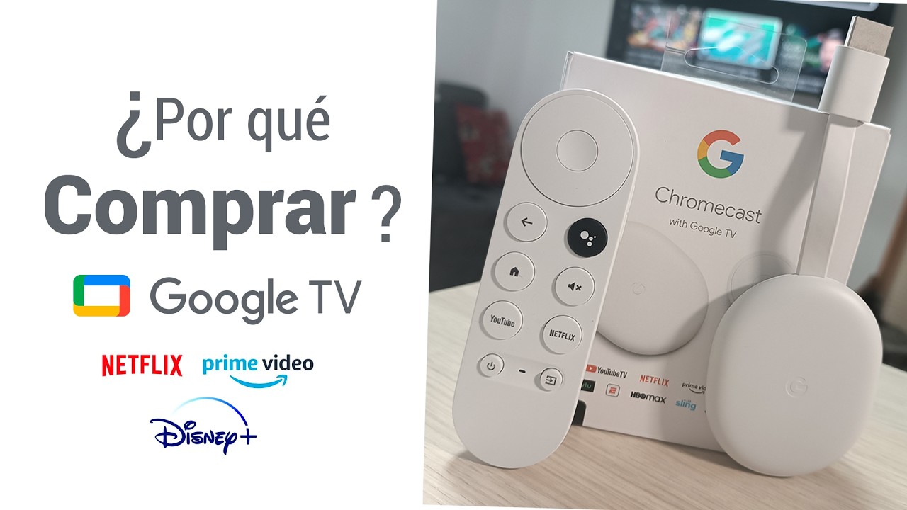 ¡NO COMPRES  un TV Nuevo! Google Chromecast 4K  con Android TV y  Google Asistente