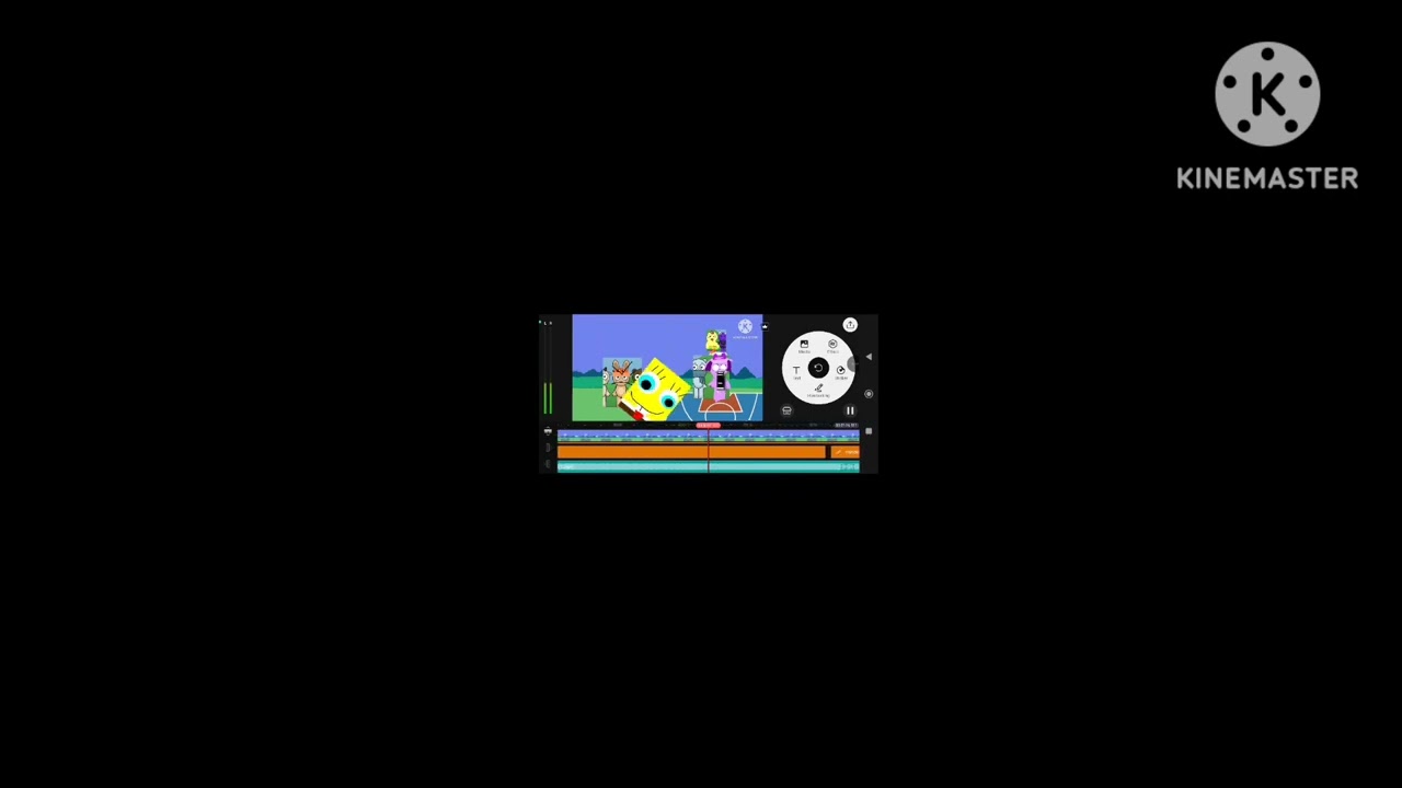 Spinning spongebob meme remake kinemaster 4.5x speed speedrun be like