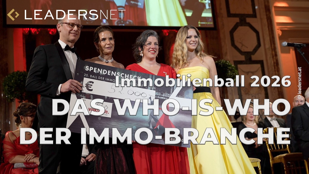 20. Immobilienball: Das Who's Who der Branche feiert Jubiläum in der Wiener Hofburg
