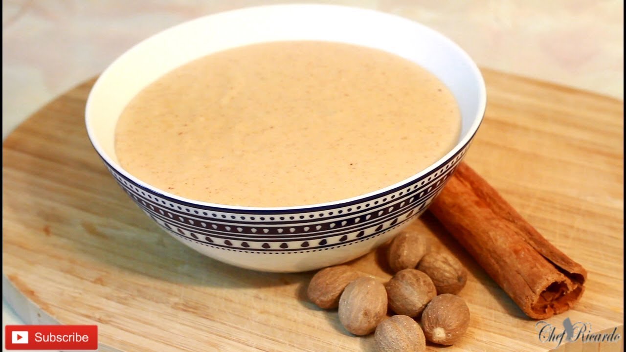 How To Make Real Jamaica Cornmeal Peanut Oats Porridge | Recipes By Chef Ricardo