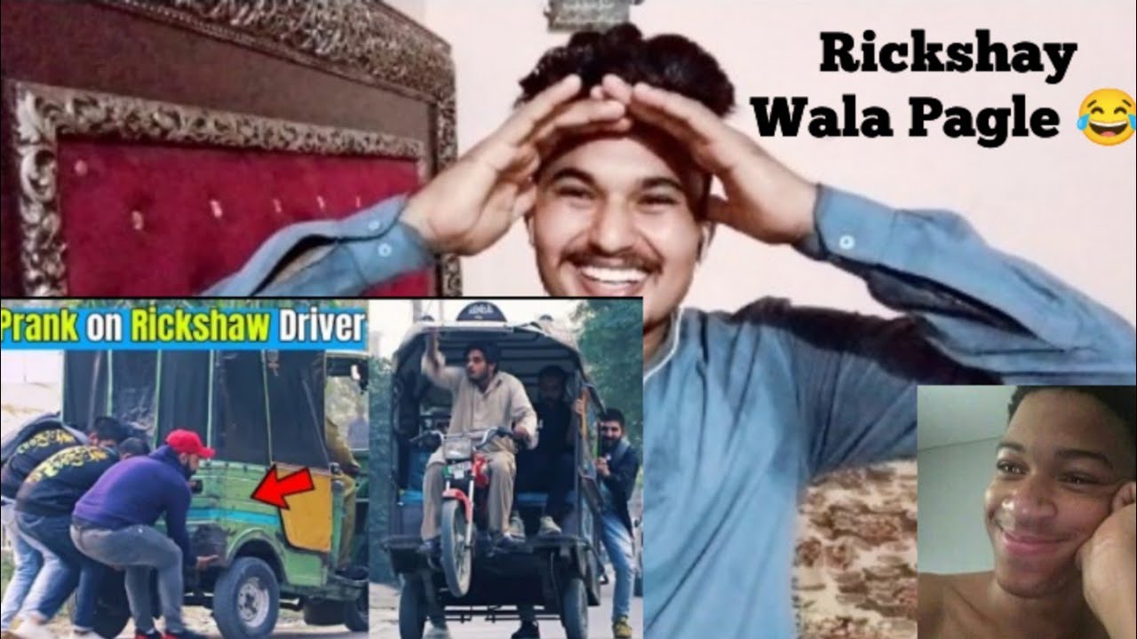 Funny Pranks Reactions vedio | Funny Prank Rickshaw Driver | Funny Vedio