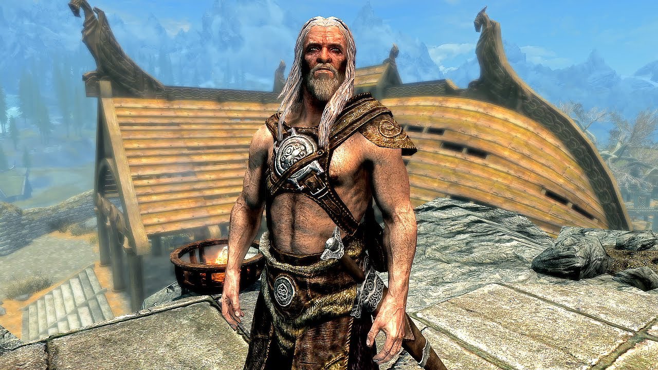[ENG] Реакции Йорлунда на Небесное Стальное Оружие Персонажа в Skyrim